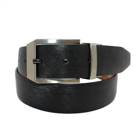 Cinturón reversible Cinturón de vestir de cuero Cinturón de cuero para hombres (35